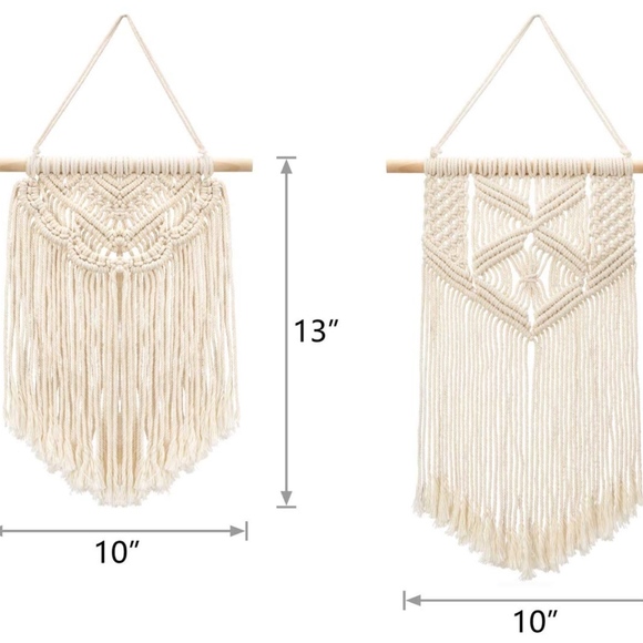 Macrame Wall Hanging Set - Picture 2 of 2